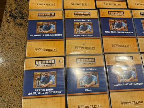 Large Lot 18 Woodworkers Guild of America DVDs Great Projects! - Picture 4 of 6