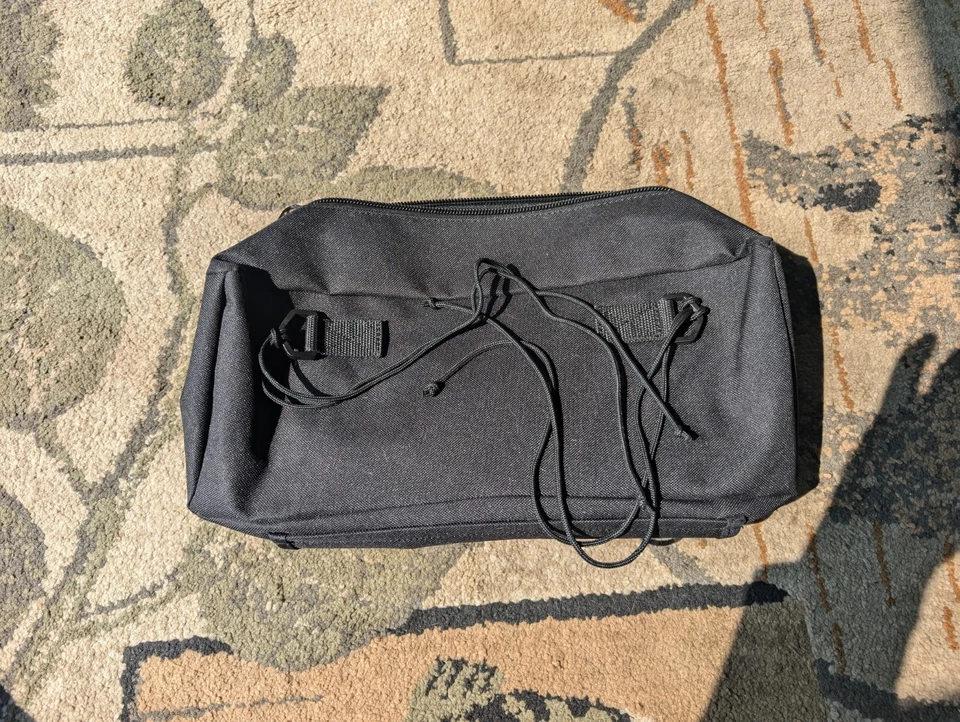 BOLSO CANTLE CASHEL DENIER DE ALTA RESISTENCIA TRASERO CON FORRO DE CHAQUETA NEGRO HORSE TACK Foto 4 de 4