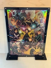 Marvel 80pt Sketch Puzzle Magnetic 9 Trading Card Display Case W/ Stand