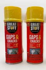 2 pack GREAT STUFF Gaps and Cracks Insulating Spray Foam Sealant 12 oz.