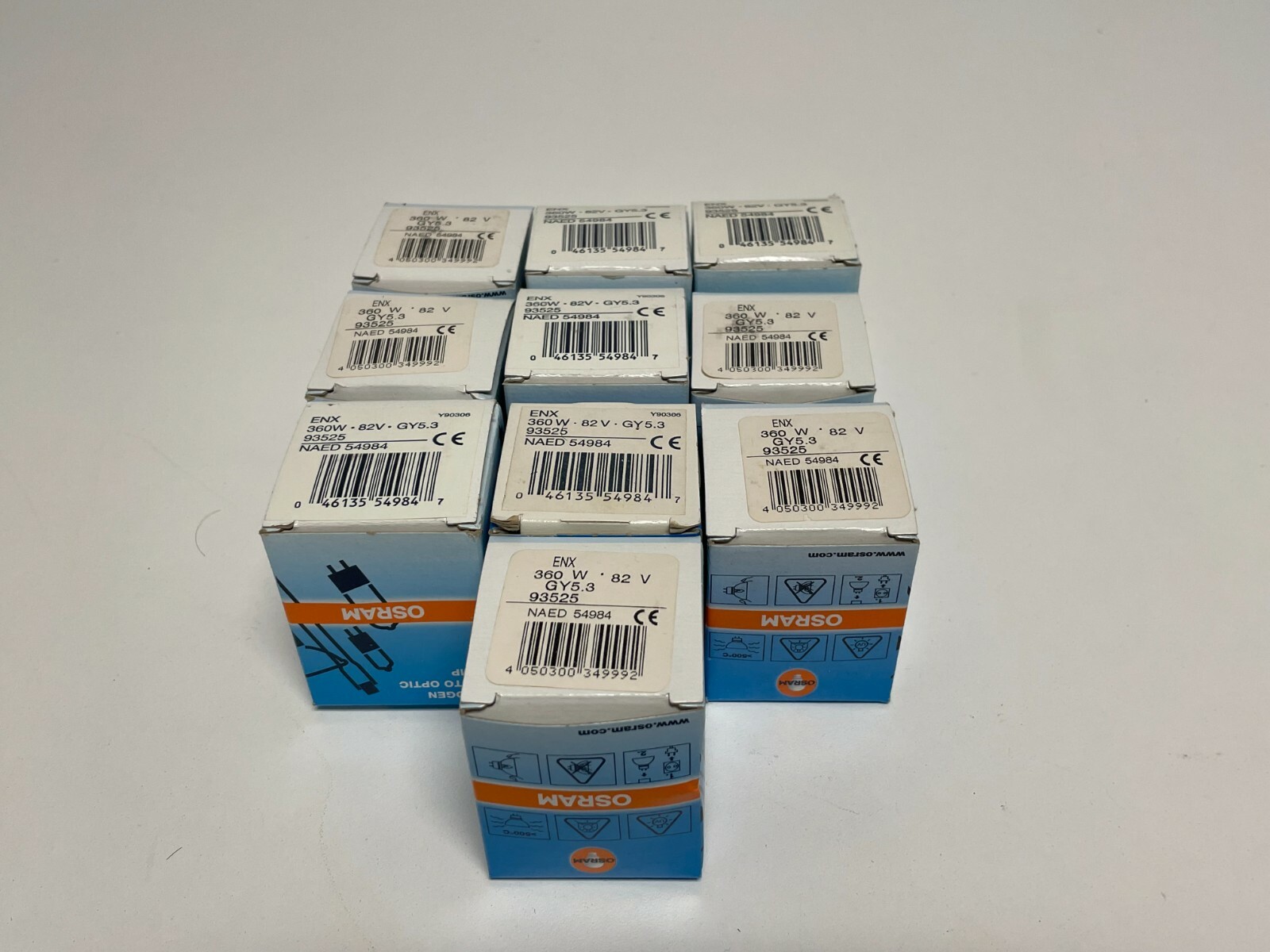 Lot of 10 OSRAM ENX 54984 82V 360W Bulb