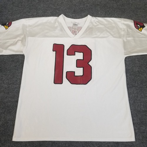 Kurt Warner #13 Arizona Cardinals White NFL Team Apparel Jersey Adult Size XL