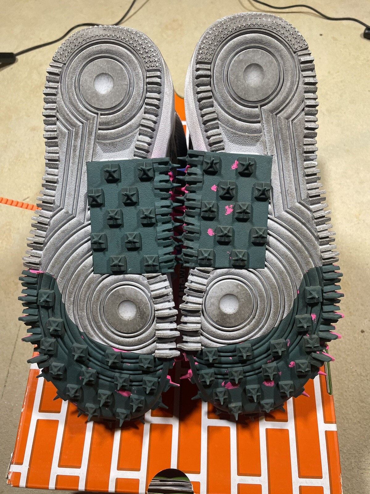 OFF WHITE X NIKE Taglia 5.5 Nike Air Force 1 x Off White Bianco 2022