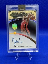 Zion Williamson 2019-20 Panini Eminence Gilded Graphs # /5 Rookie Auto