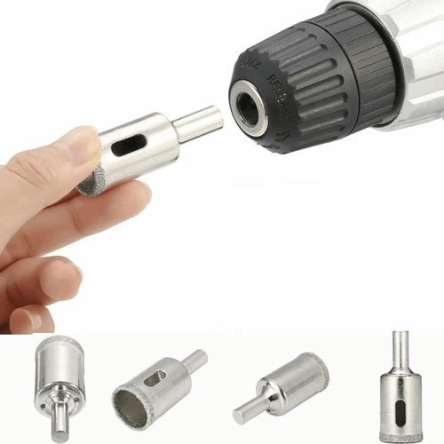 10 Stck. Diamant Lochsäge Kit Bohrer Bits Set Schneider Glas Keramik Fliese Porzellan - Bild 6 von 12