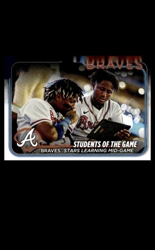 2024 Topps Series 1 Ronald Acuna Jr Ozzie Albies 70 Atlanta Braves