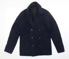 ASOS Womens Blue Overcoat Coatigan Size S