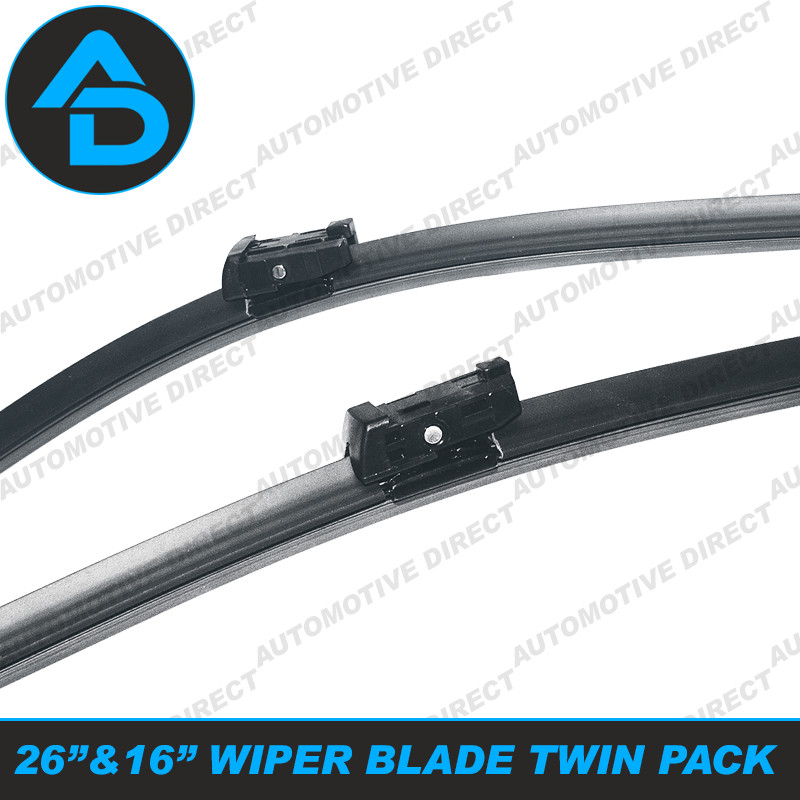 FORD FIESTA Wiper Blades Twin Pack 26" & 16" Also Fits BERLINGO 208 PARTNER ADAM