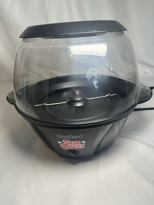 West Bend Stir Crazy Electric Popper Popcorn Maker Tested Works