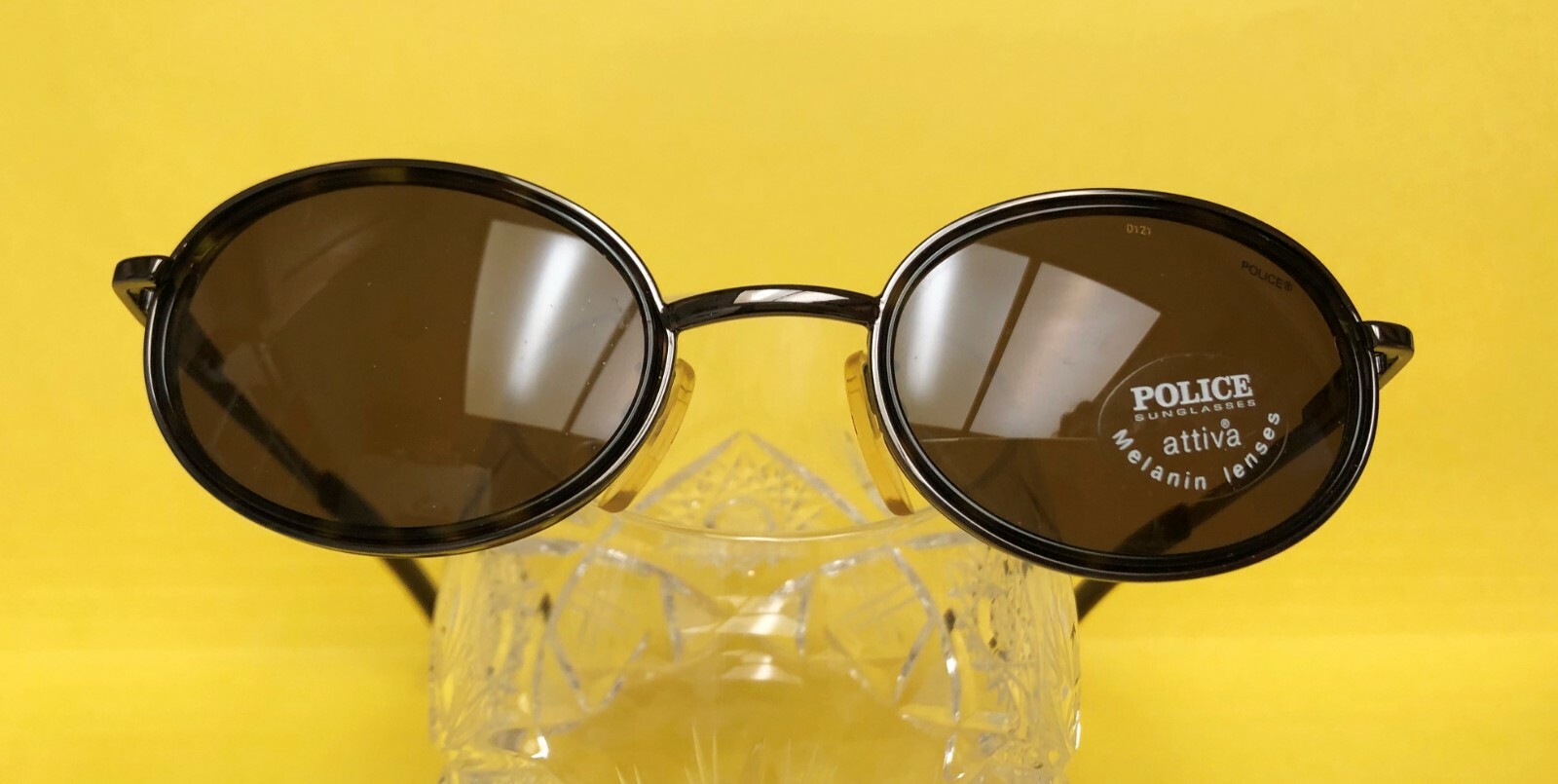 New POLICE Sunglasses Gunmetal DoubleLayer Tortoise Rim and Comfort