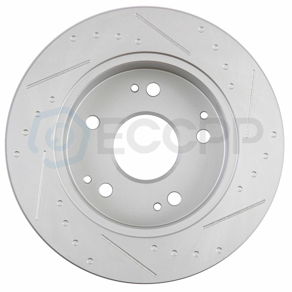 Front & Rear Slotted Brake Rotors Discs For 98 02 Honda Accord EX LX