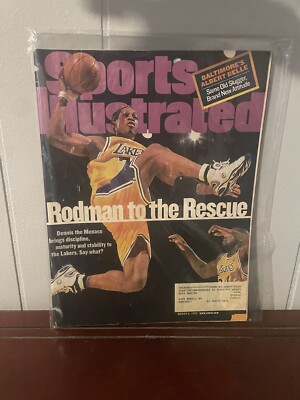 Rodman Magazines Sports Illustrated March 8 1999 Dennis Rodman Lakers | eBay