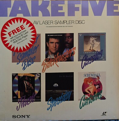 Take Five: AV Laser Sampler Disc (1990) [NTSC] [LDVS 000282] - Laserdisc