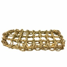 3735 Woven Oblong Seagrass Mat 8x3 Foot Talon Natural Bird Toy Craft Part Conure