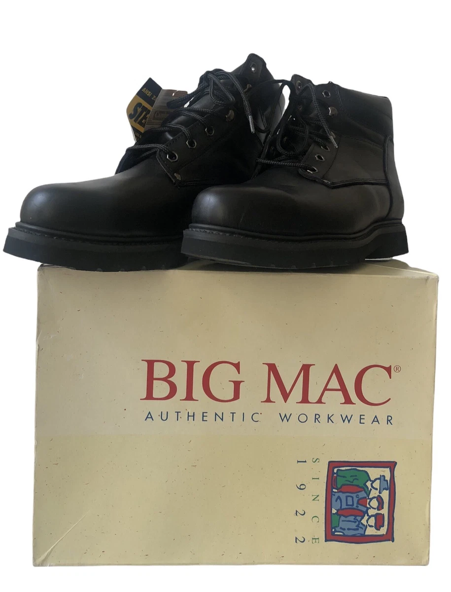 Big mac steel toe boots sale