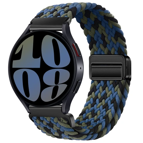 Correa de reloj de pulsera magnética de nailon trenzado de 18 mm 20 mm 22 mm correa de liberación rápida - Imagen 42 de 169