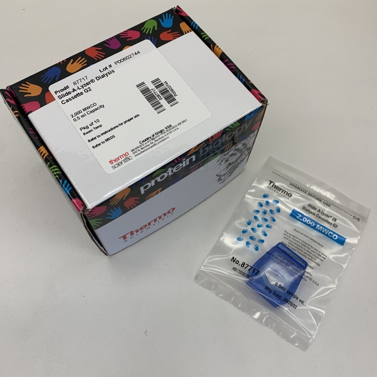 10-Pack) Thermo Scientific 87717 Slide-A-Lyzer G2 Dialysis 