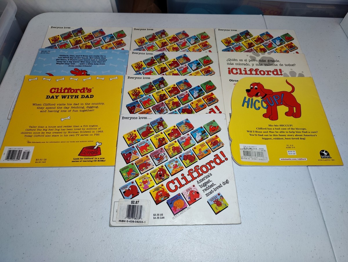 Norman Bridwell Clifford the Big Red Dog Lot of 10 Books Good Cond