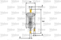 Valeo 587030 Kraftstofffilter FüR VW Audi Seat Skoda