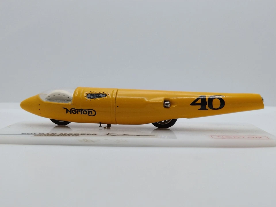 Soldan Models 1/43 1970 Norton 46 Landspeed Bonneville Motorcycle. Very Rare! - Image 3 of 4