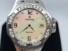 Concord Saratoga 14.C2.1894 S Diamond Watch -USED- W91