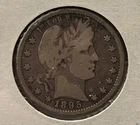 1895-s  Barber quarter ,  VG details