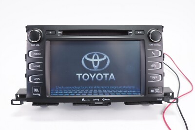 TOYOTA HIGHLANDER Radio Navigation NAV Unit AM-FM CD GPS OEM 2014 - 2019