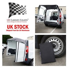 Renault Kangoo Rear Barn Door Awning Cover Black Grey