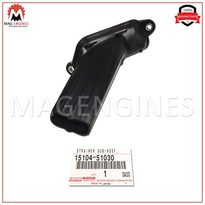 15104-51030 GENUINE OEM STRAINER SUB-ASSY, OIL FOR 1VD-FTV