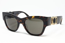 Versace VE4415U-1083 Havana 52mm Plastic Cat Eye Medusa Women's Sunglasses