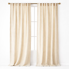 Anthropologie Ingrid Ivory Textured Curtain Panel 127x213cm Sold individually