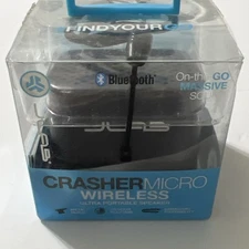 JLab Audio Crasher Micro Wireless Ultra Portable Bluetooth Speaker Sturdy Build
