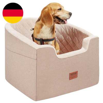 VEVOR Hunde Autositz 560 X 508 X 410 Mm, Hundeautositz Mit Aufbewahrungstasche, 