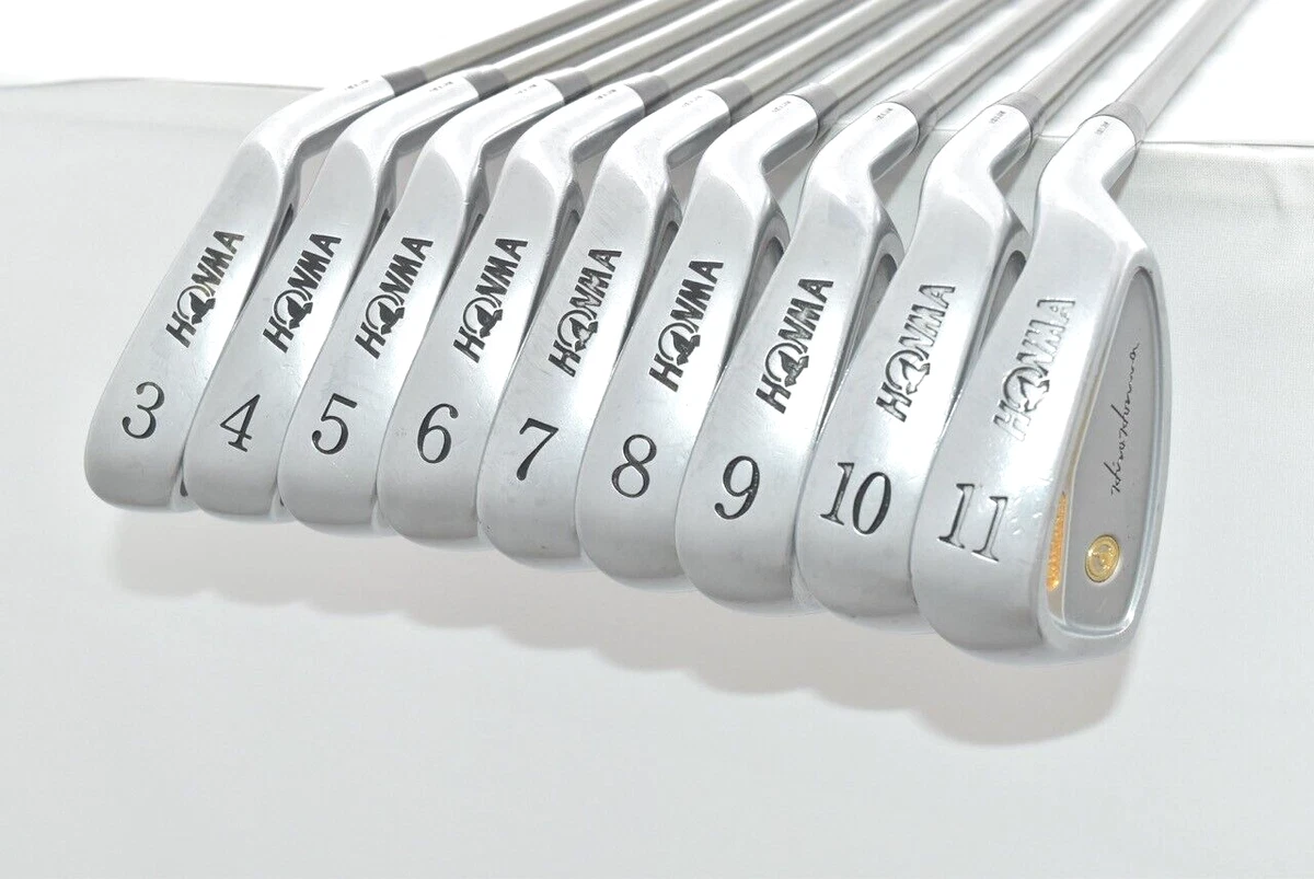 9 Stück 4S HONMA LB-606 NEU H&F 3-4-5-6-7-8-9-10-11 Eisensatz Flex R Regular RH
