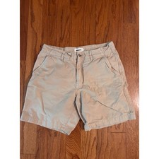 Taylor Stitch Light Tan Shorts with Organic Cotton and Linen Size 32