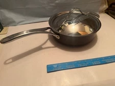 NEW ANOLON NOUVELLE COPPER LUX HARD ANODIZED NON STICK  3 QT 10" CVD SAUTE PAN