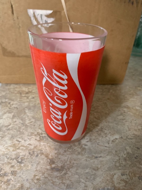 vintage coke glass 6oz