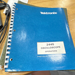 Tektronix 2445 oscilloscope operator instruction manual 070-3830-00
