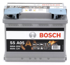 BOSCH Autobatterie 12V 60Ah 680A AGM Starterbatterie für Start-Stop PKW-Batterie