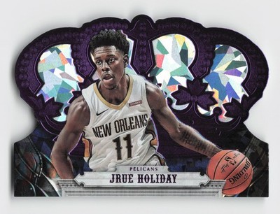 2017-18 Panini Crown Royale Crystal Purple Jrue Holiday #20 Pelicans SN