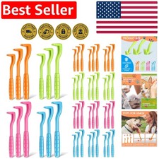 Durable 48 Pack Tick Removal Tools for Dogs, Cats, Humans - 3 Sizes Available