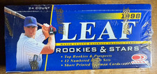 1998 Leaf Rookies & Stars Baseball Sealed Hobby Box...HOF Longevity Cards?