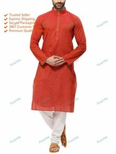 Indian Traditional Kurta New Wear Mens Kurta Handmade Cotton Fancy Kurta