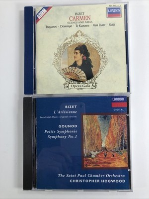 Bizet: Carmen- Scenes and Arias [Troyanos Domingo] + L'Arlesienne Gounod LONDON