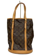 LOUIS VUITTON Bucket GM Monogram Canvas PVC BRW Monogram