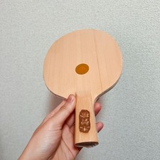 Hinoki (Cypress) Single-Ply Table Tennis Racket, Kiso Hinoki, Chinese-Style Pen,