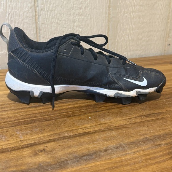 Nike Fastflex Baseball Softball Cleats Black White Men US 8 thumbnail 4