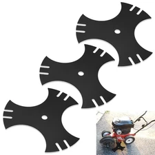 LIZEWEI 3 Pcs Universal 9" x 9" 1/2 inch Hole Edger Blade 3-Side Edger Star B...