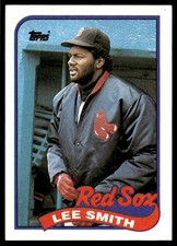 1989 Topps Lee Smith Boston Red Sox #760