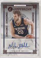 2019 Panini Chronicles Apprentice Signatures Red Nicolo Melli #AP-NML Auto 0o6v